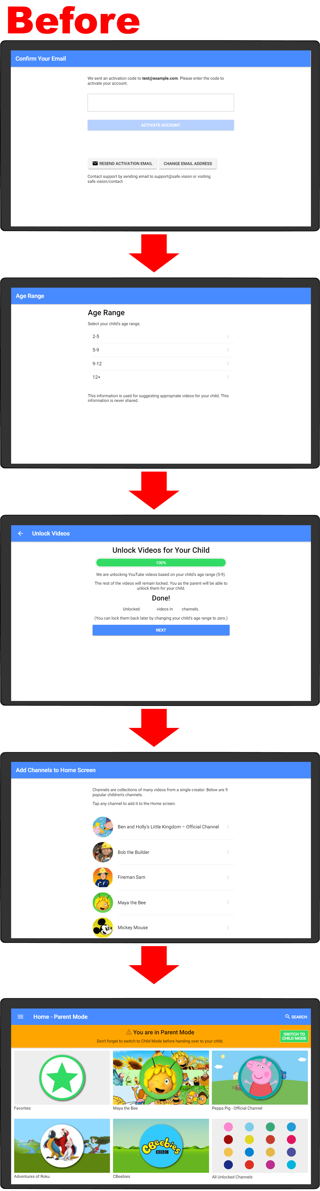Improving User Onboarding in Safe Vision app | Pavel's Blog
